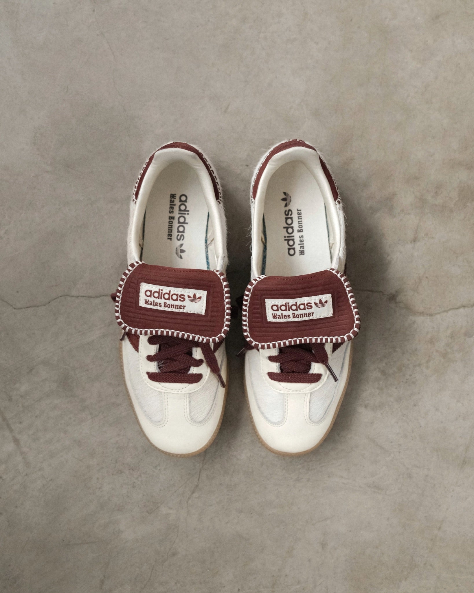 ADIDAS X Wales Bonner Samba Pony Sneakers Around The Shoes ADIDAS X Wales Bonner Samba Pony Sneakers Around The Shoes