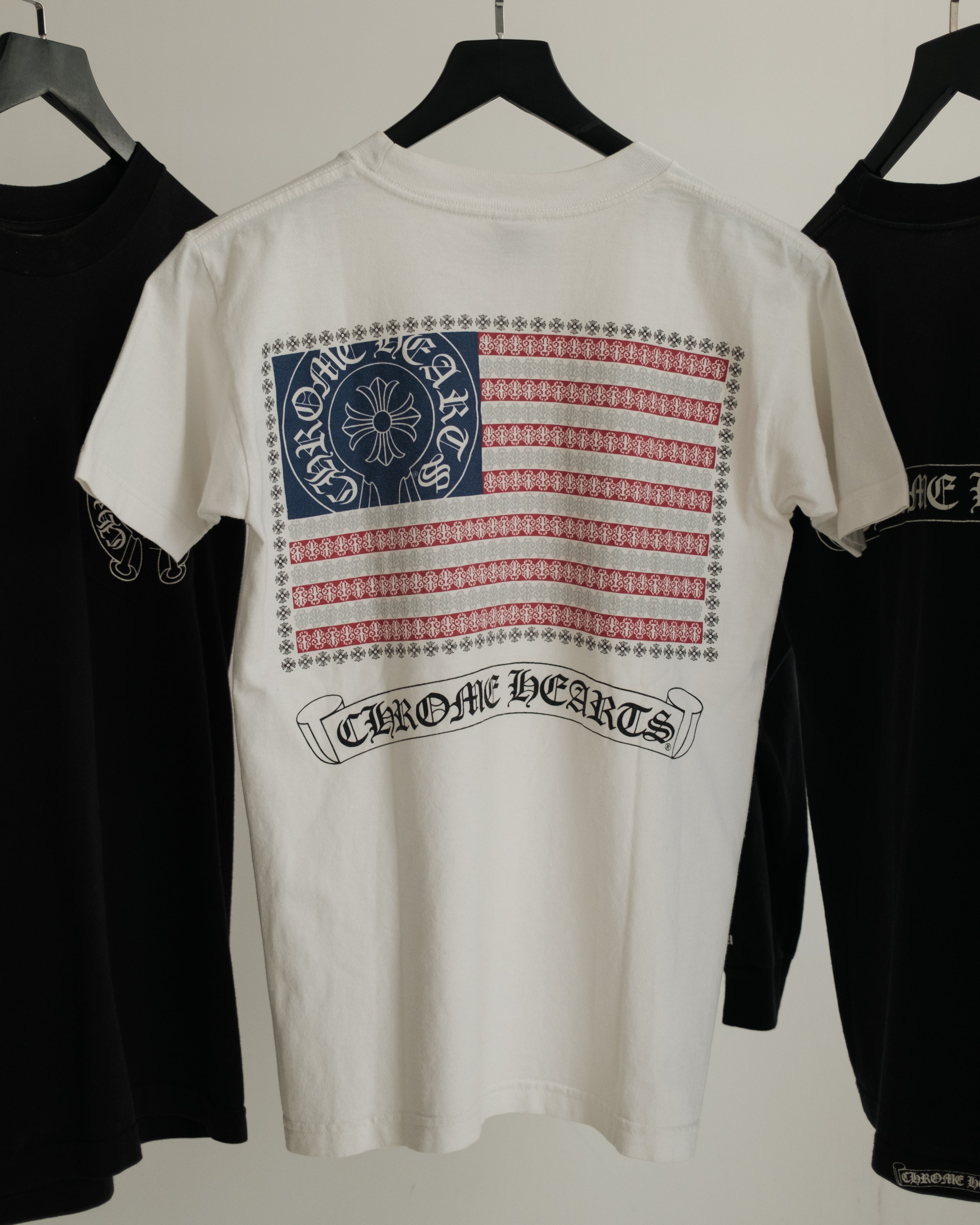 CHROME HEARTS American Flag Pocket Tee – Around The Shoes