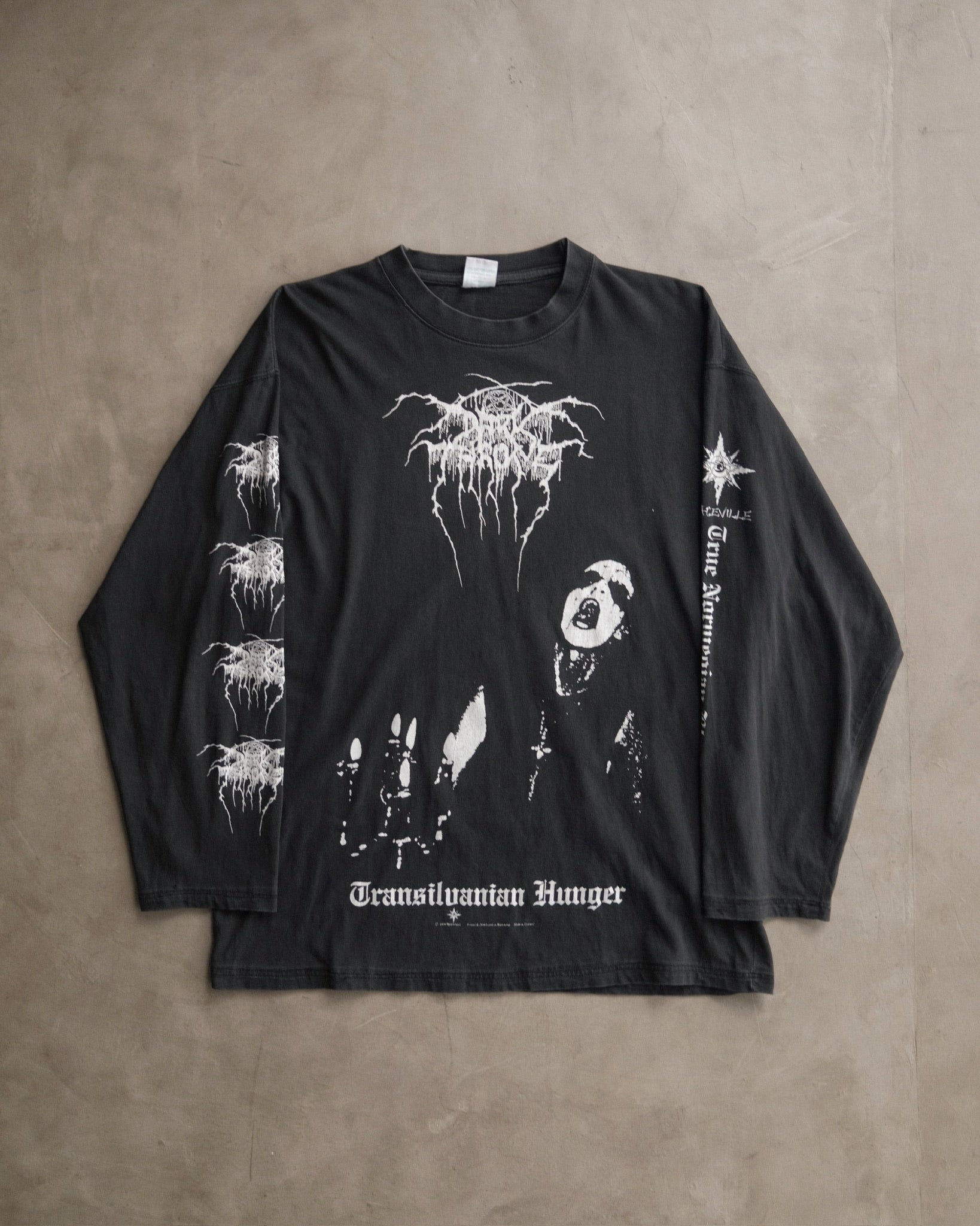 VINTAGE 1999 DARKTHRONE 'Transilvanian Hunger' Long Sleeve