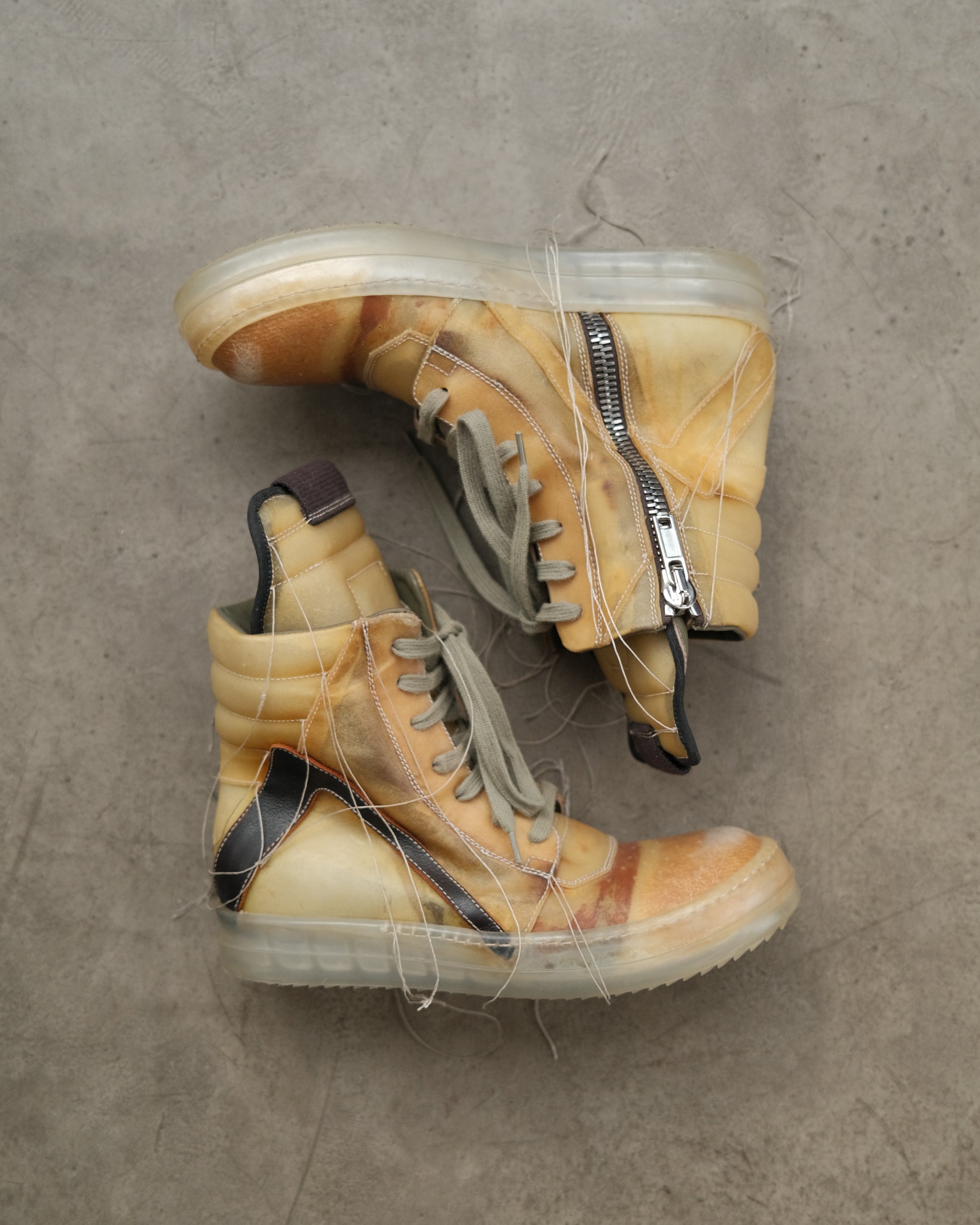 Rick Owens SS19 Babel Geobasket Sneakers