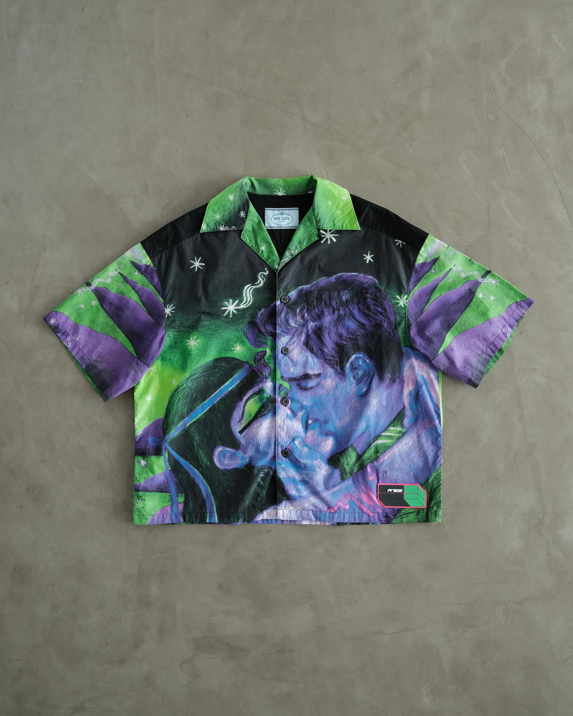 AW18 PRADA Impossible True Love Bowling Shirt