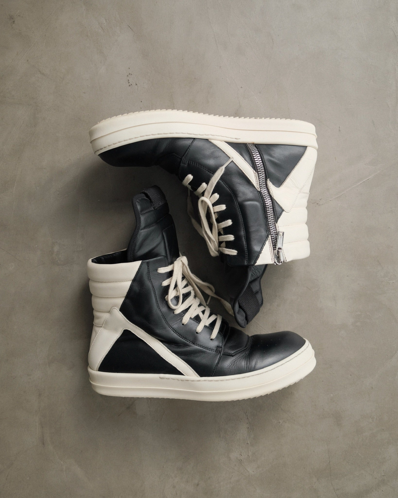 RICK OWENS SS23 Geobaskets Sneakers