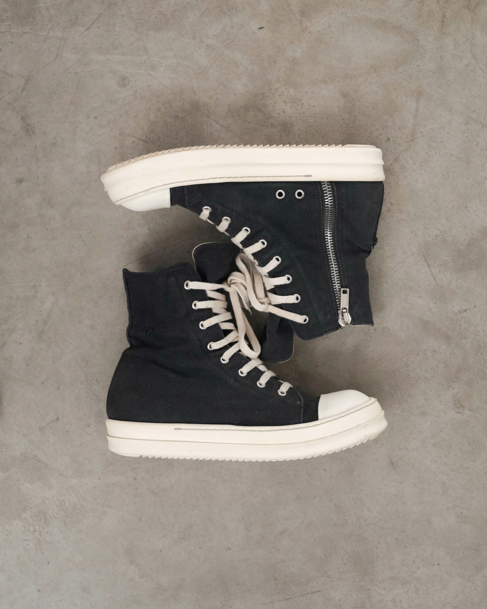 RICKOWENS Drkshdw Ramones Canvas