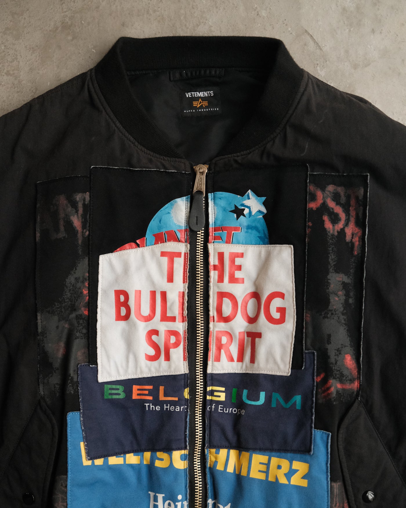 FW18 Vetements x Alpha Bulldog Bulldog Spirit