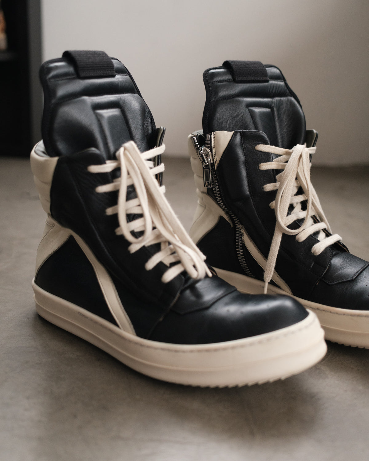 RICK OWENS SS19 Geobasket Sneaker