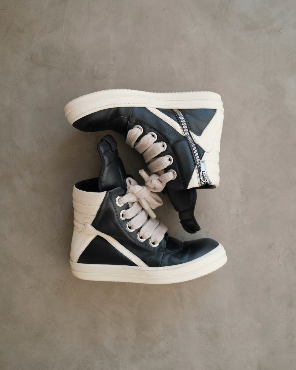 RICKOWENS Geobasket Jumbo Lace Sneaker