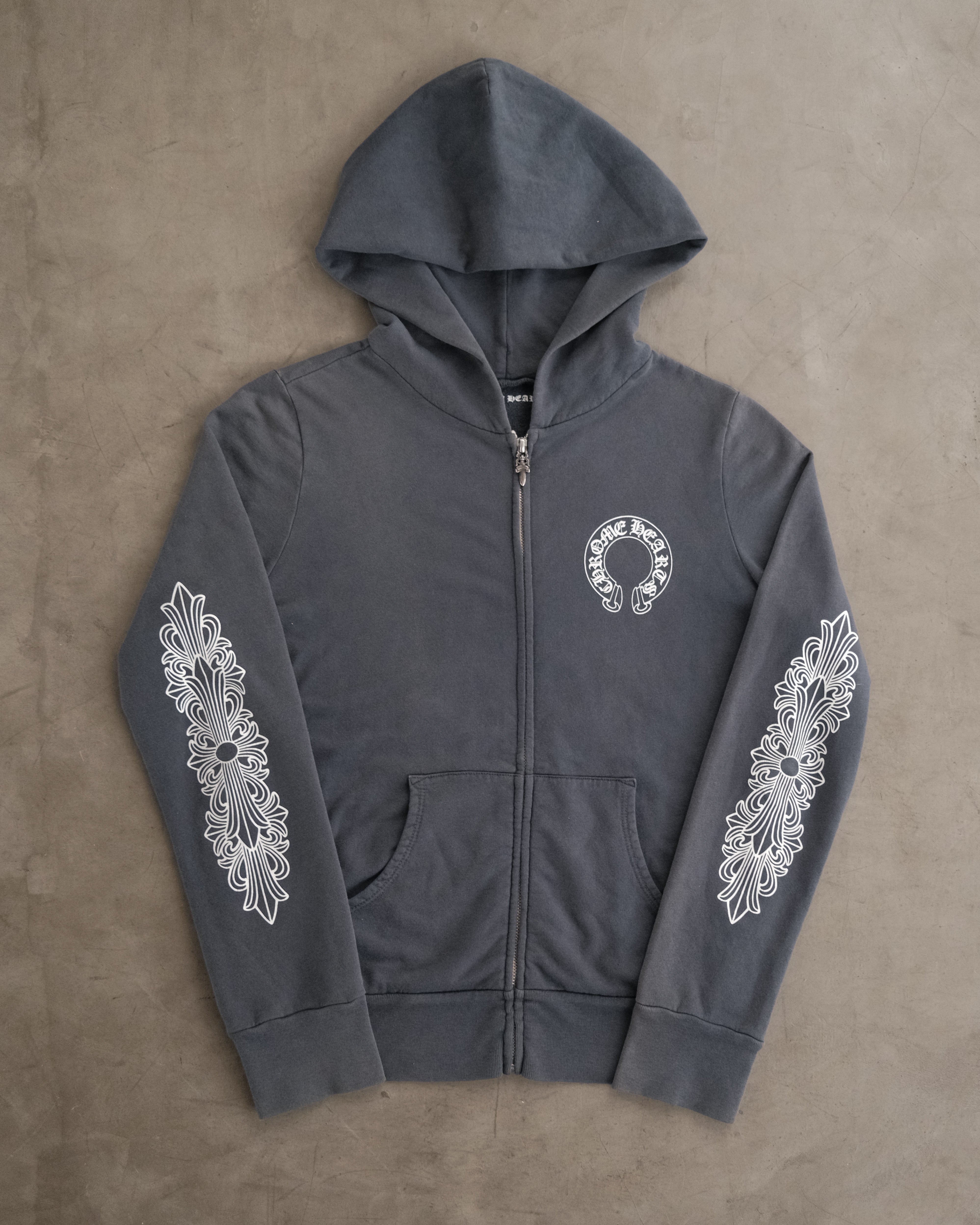 CHROME HEARTS Friends and Family Exclusive Shoulder Floral Zip-Up