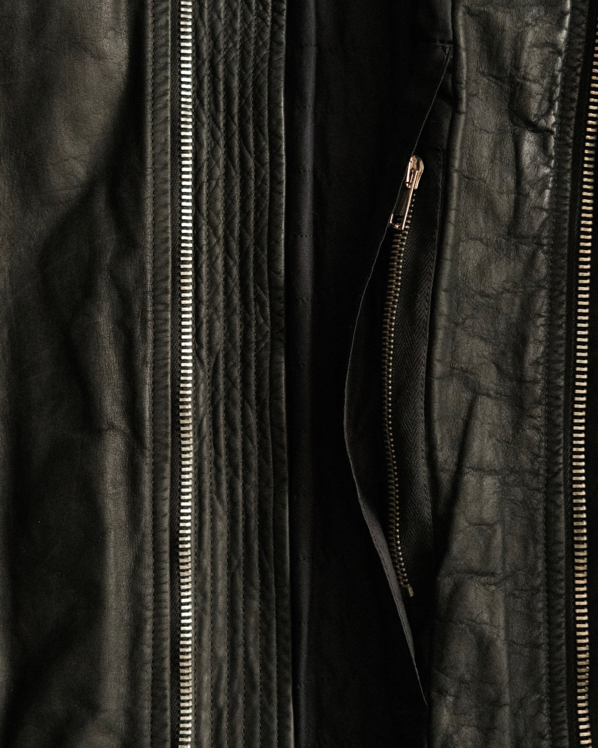 FW12 Rick Owens Mollino Leather Jacket