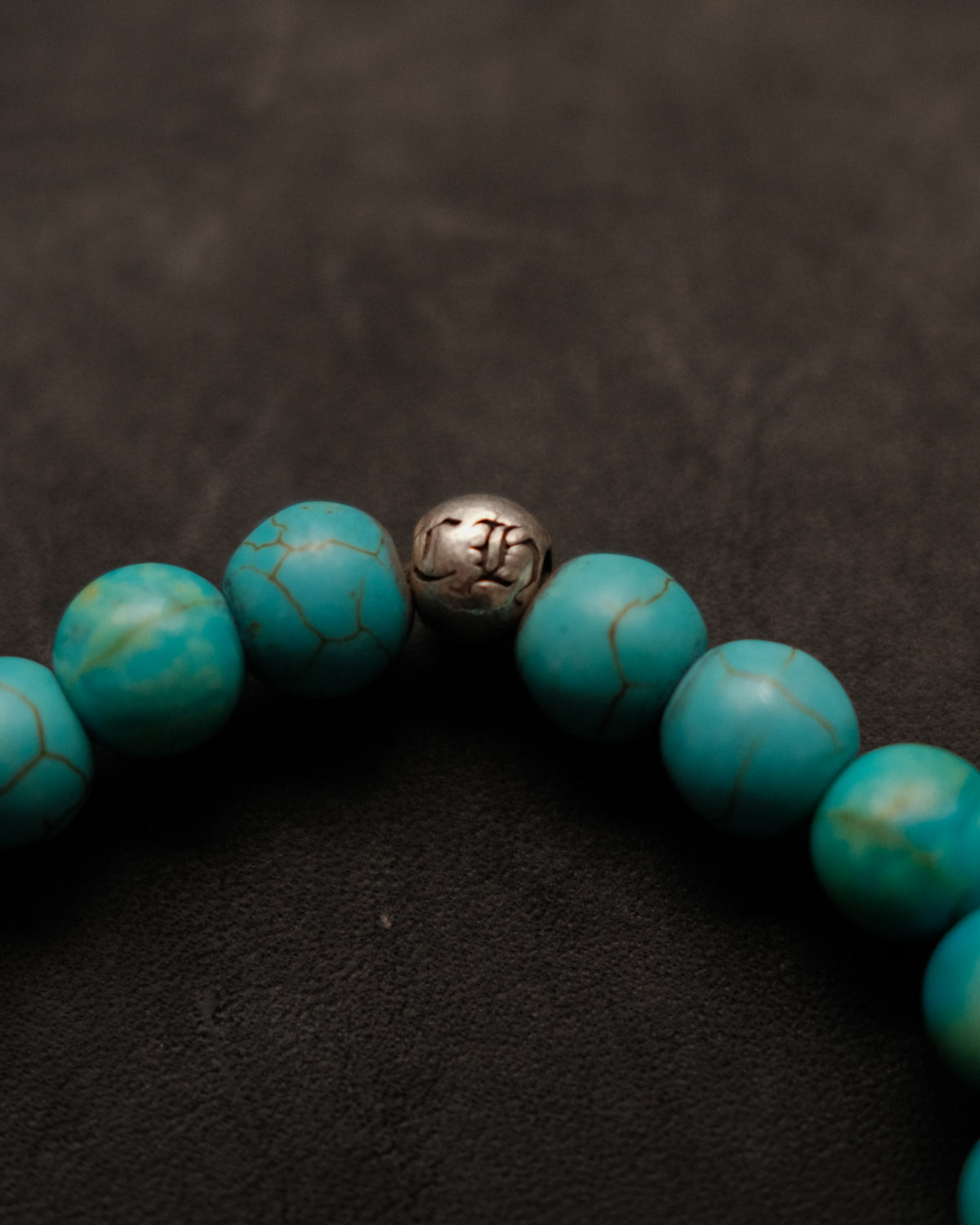 Chrome Hearts Turquoise Bead Bracelet