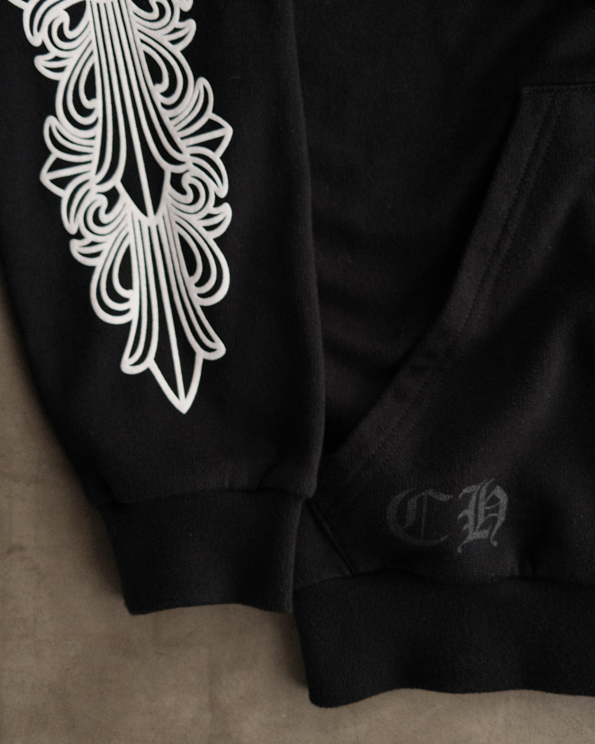 Chrome Hearts Rolling Stones Zip-Up Hoodie