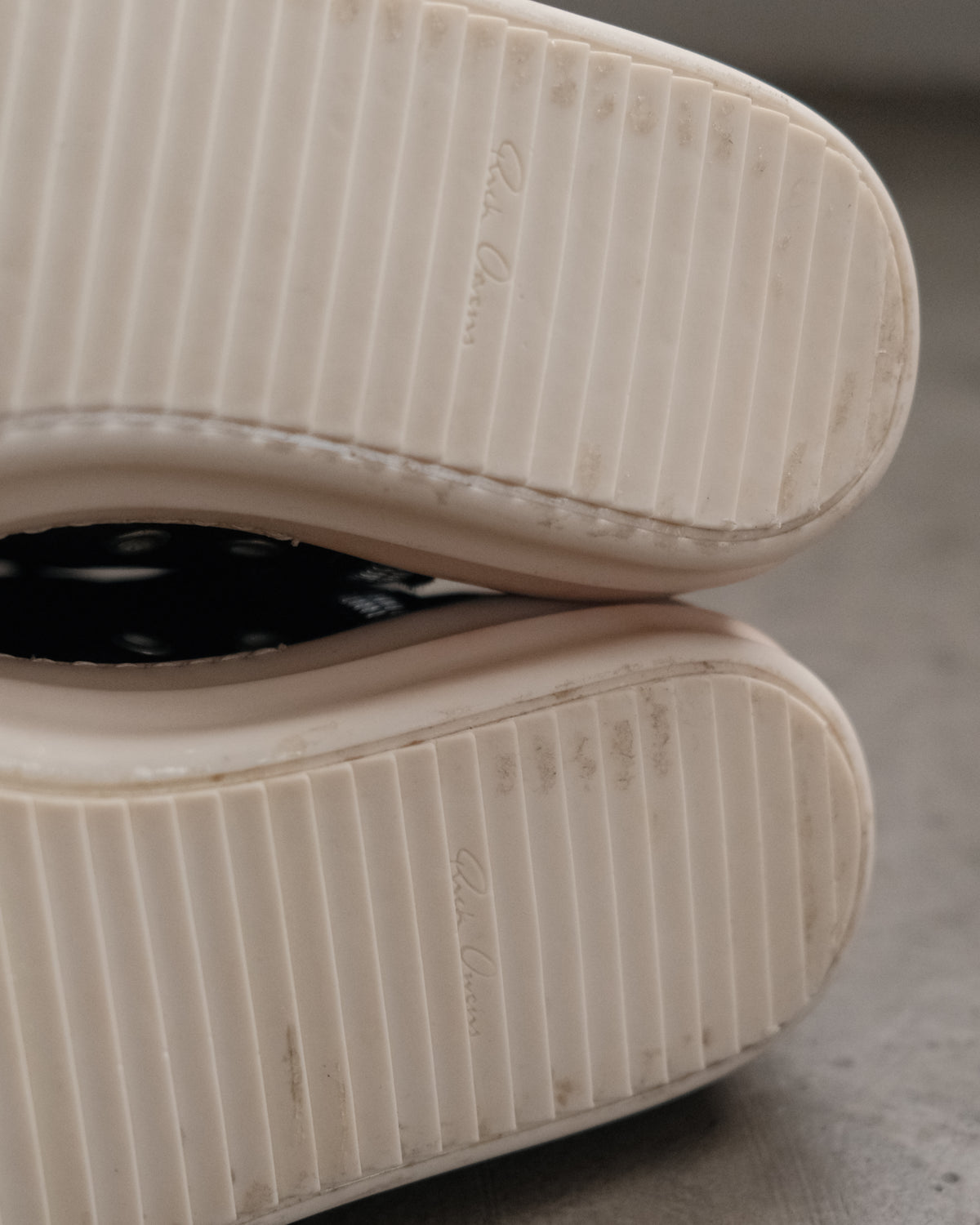 RICK OWENS SS15 Mainline High-Top Ramones Sneakers