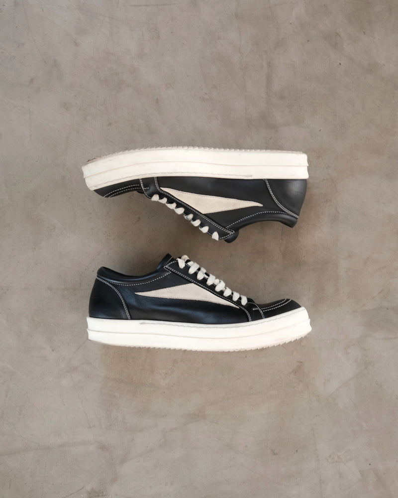 FW22 RICKOWENS Strobe Vintage Black Low Top
