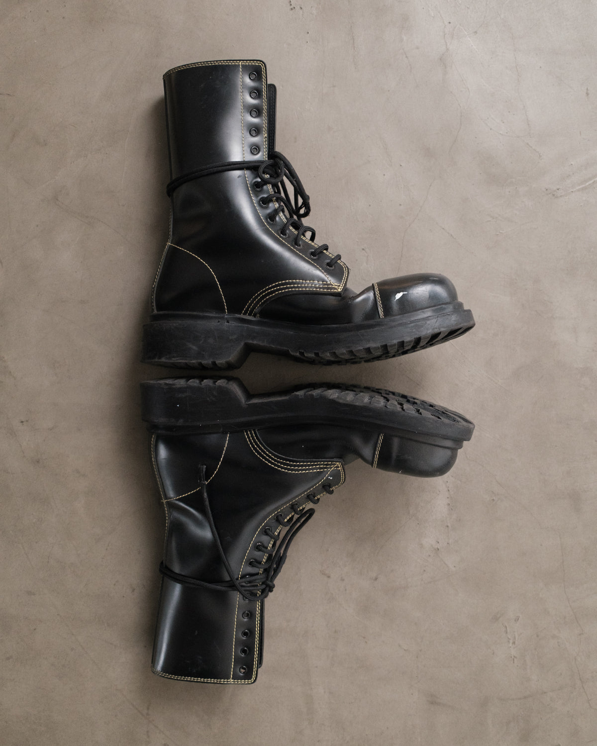 BALENCIAGA Lace-Up Boots