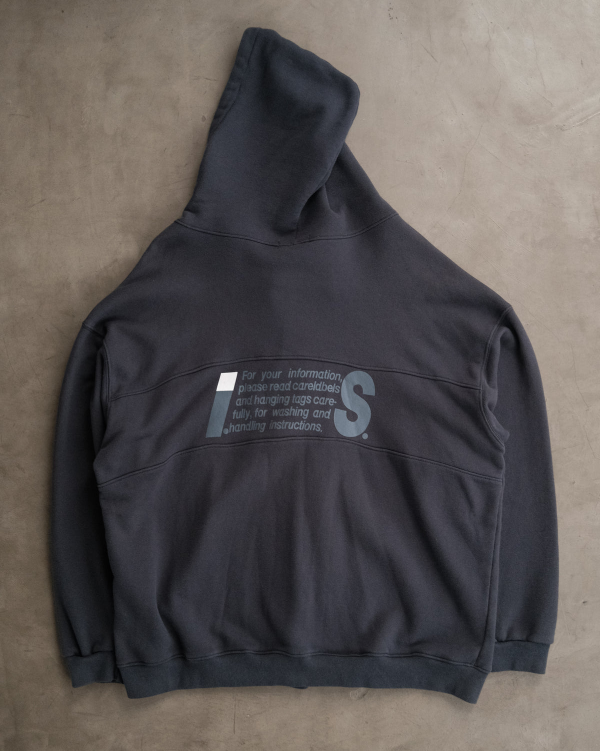 Vintage ISSEY MIYAKE Chisato Tsumori IS Logo Zip Hoodie