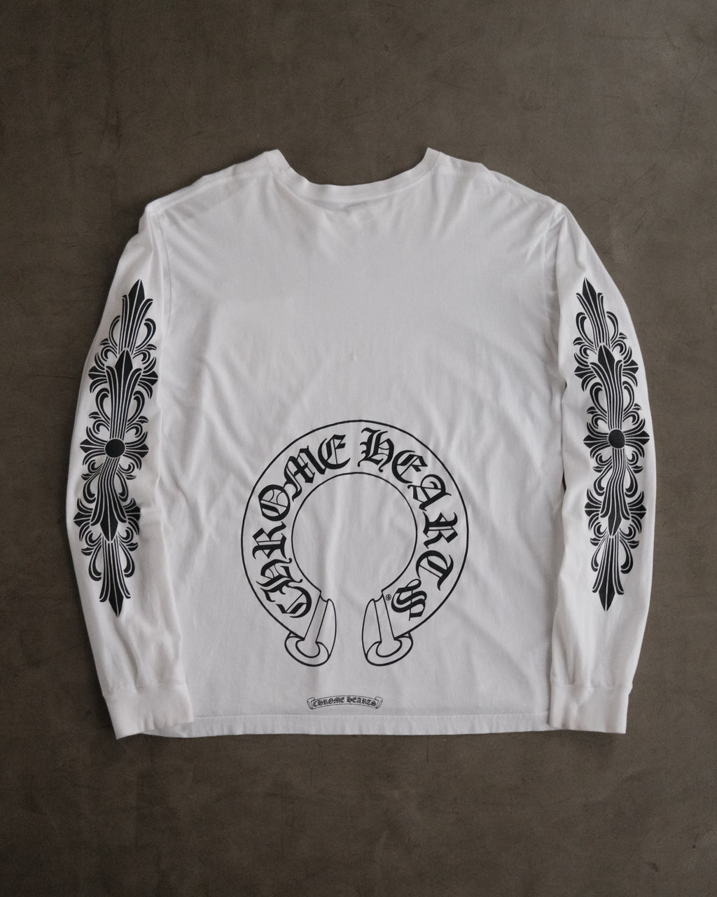 CHROME HEARTS Floral Horseshoe L/S T-Shirt