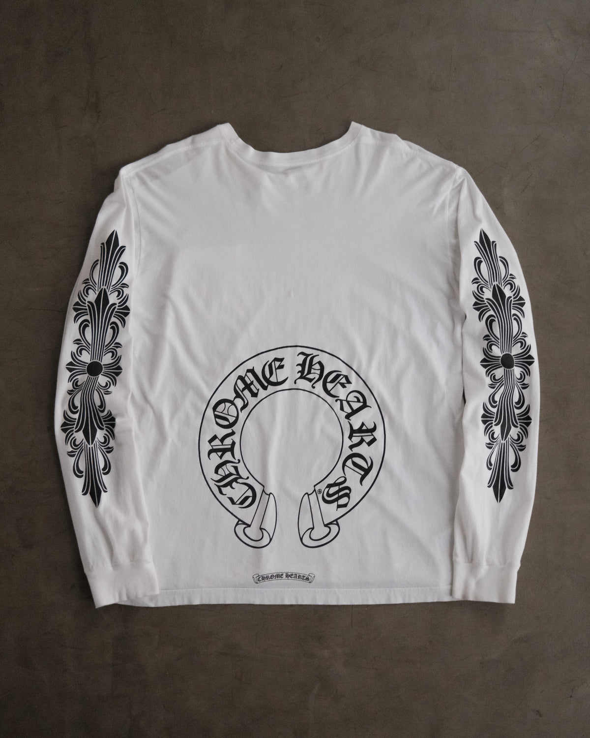CHROME HEARTS Floral Horseshoe L/S T-Shirt