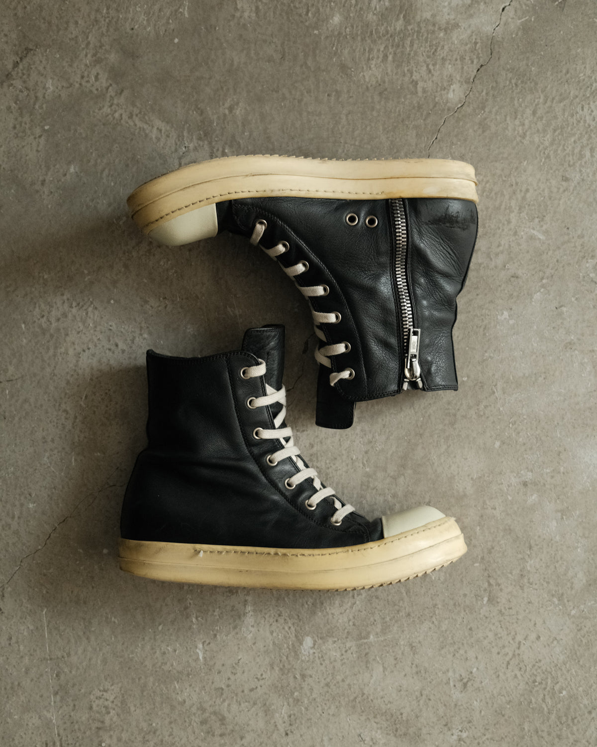 SS16 Rick Owens Mainline High Top Sneakers