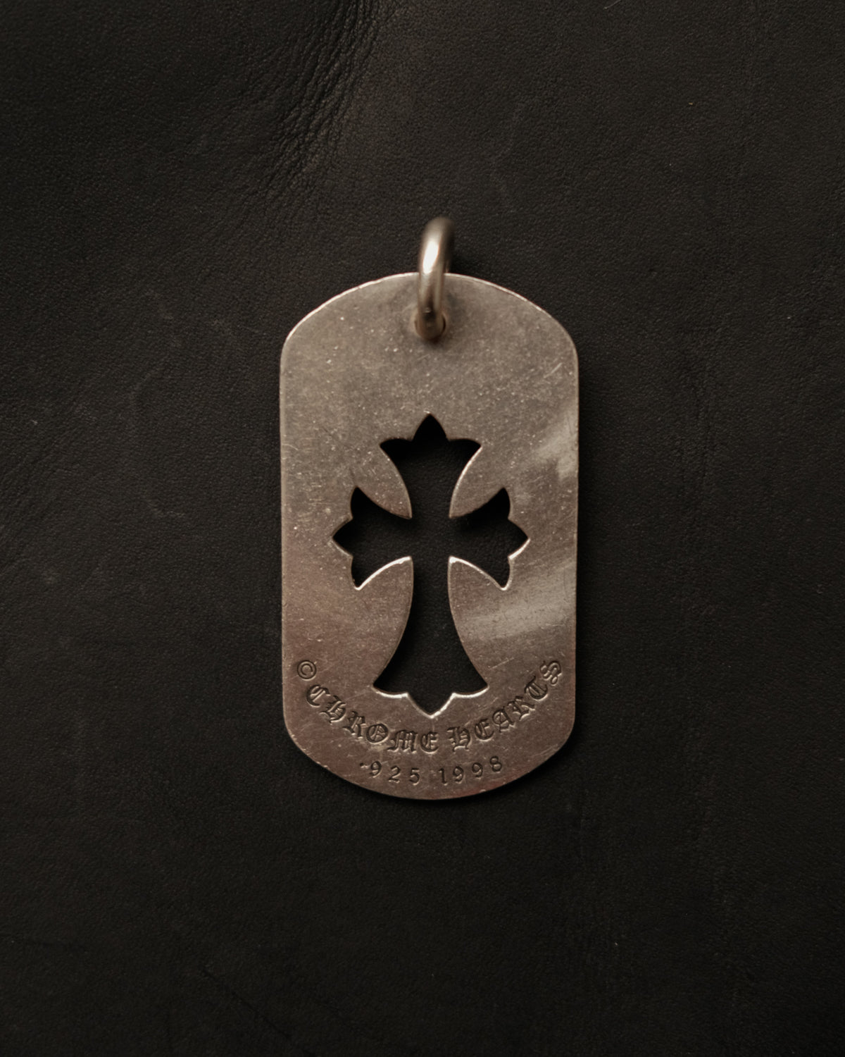 Chrome Hearts 1998 Cross Dog Tag Pendant