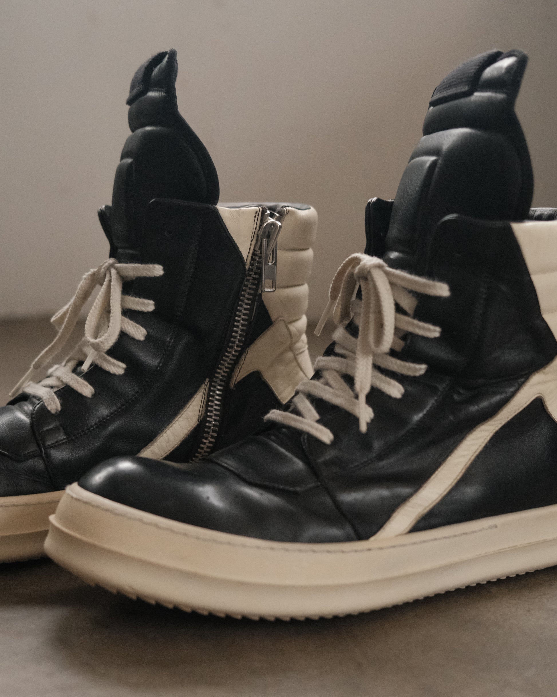 RICK OWENS FW15 Geobasket Sneaker