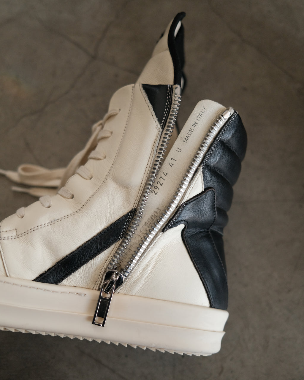 RICK OWENS Fw23 Geobasket Sneaker