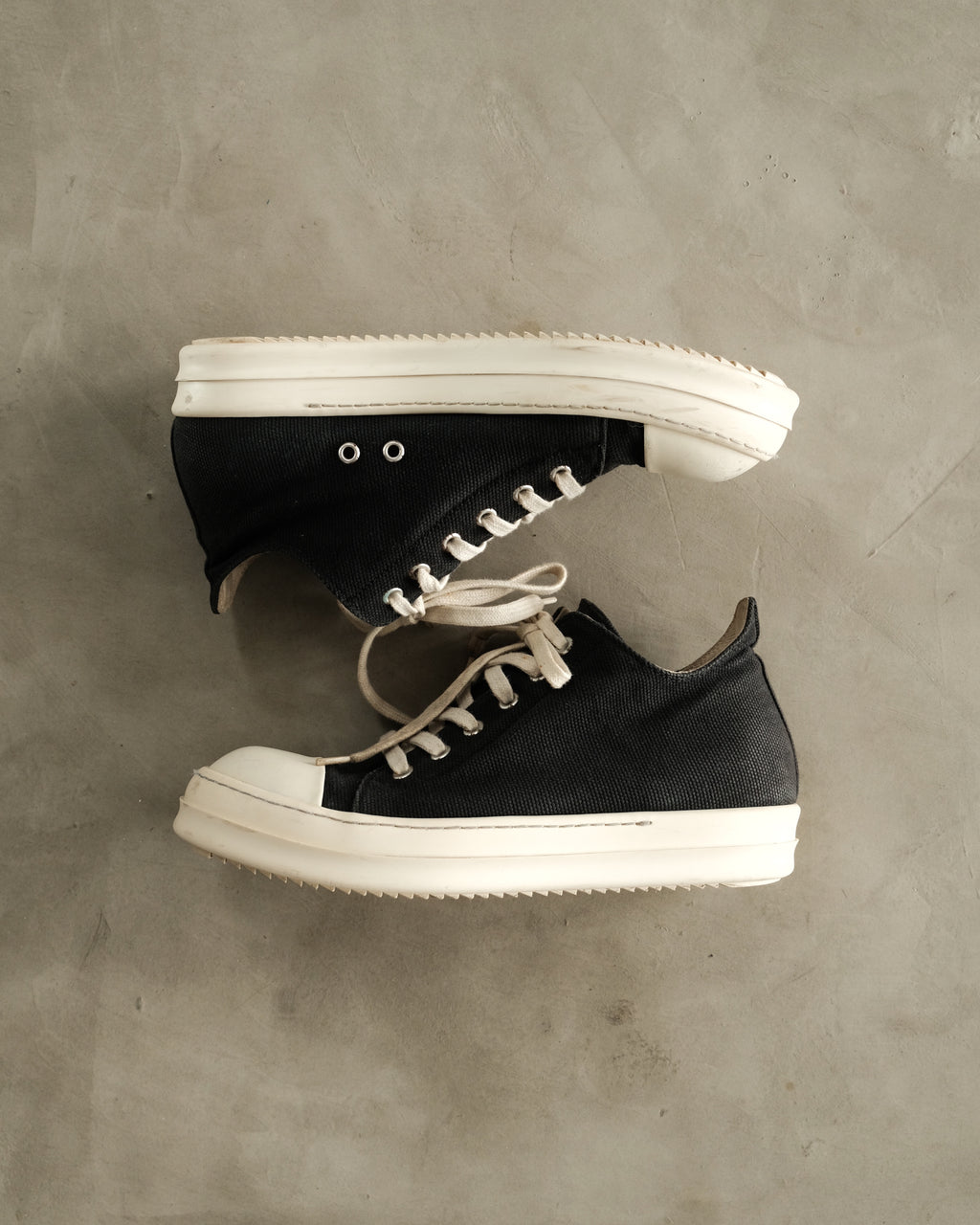 RICK OWENS Drkshdw Ramomes Low-top Sneakers