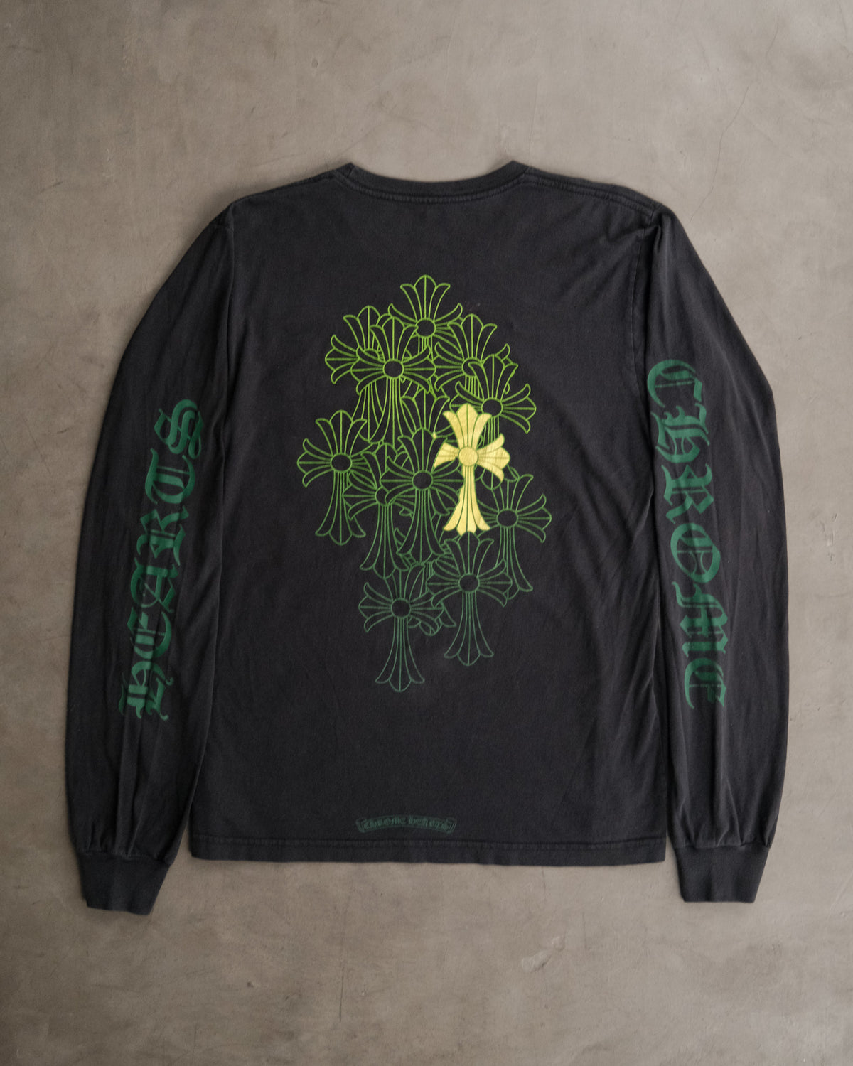 CHROME HEARTS Cemetery Back Print Long Sleeve