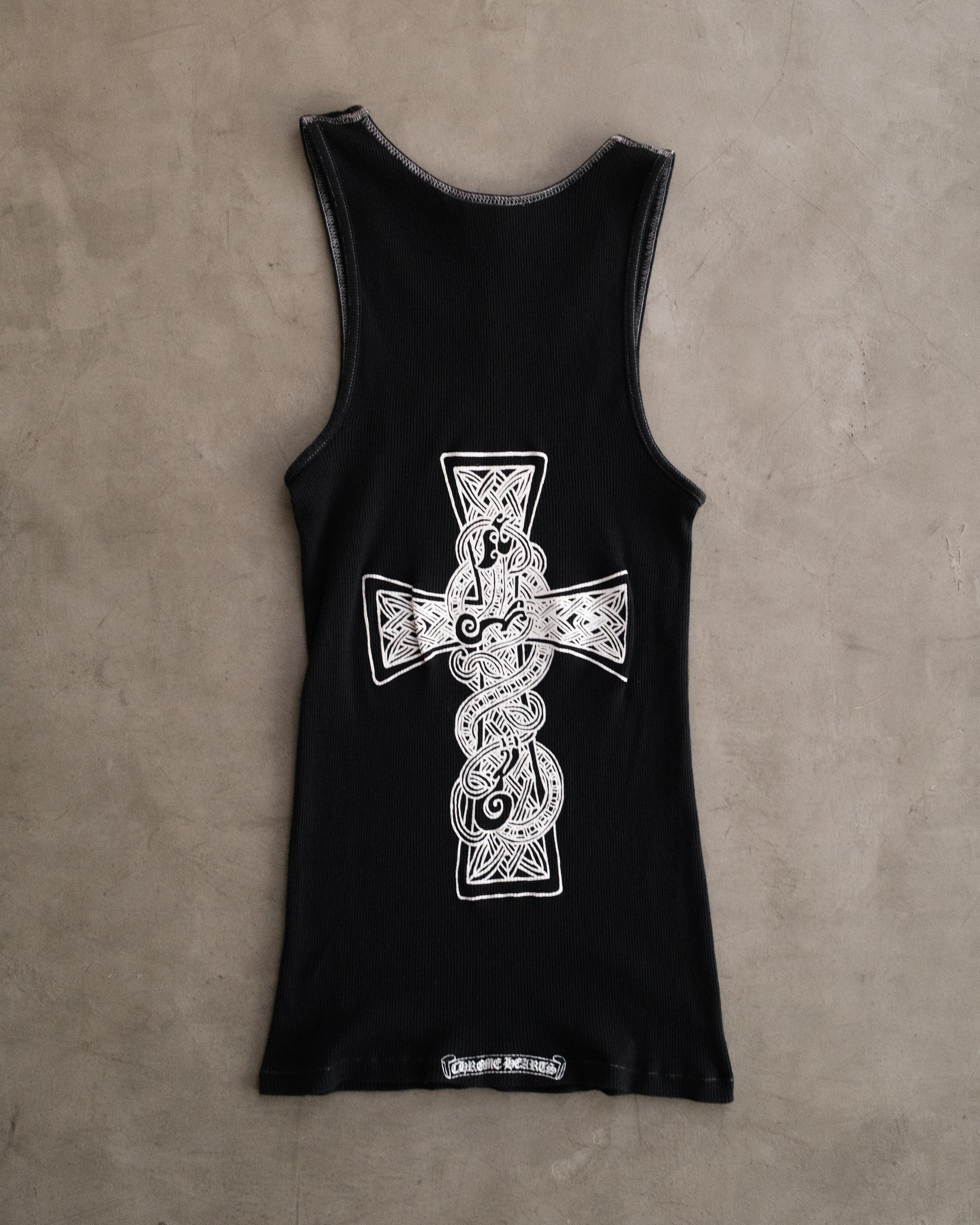 Vintage CHROME HEARTS Celtic Cross Tank Top