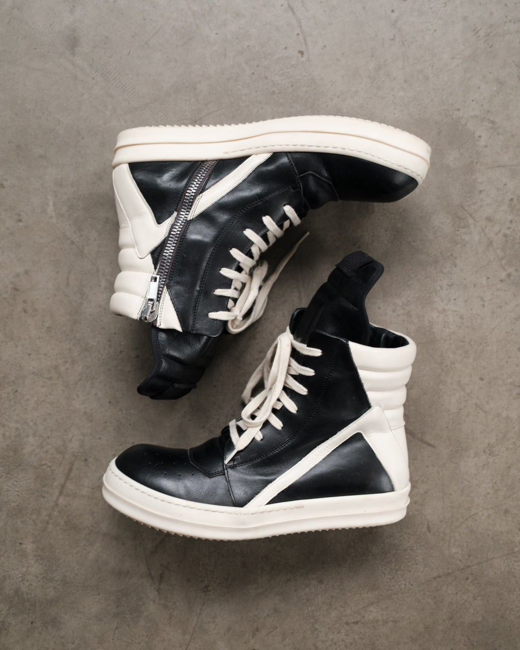 RICK OWENS SS23 Geobasket Sneaker