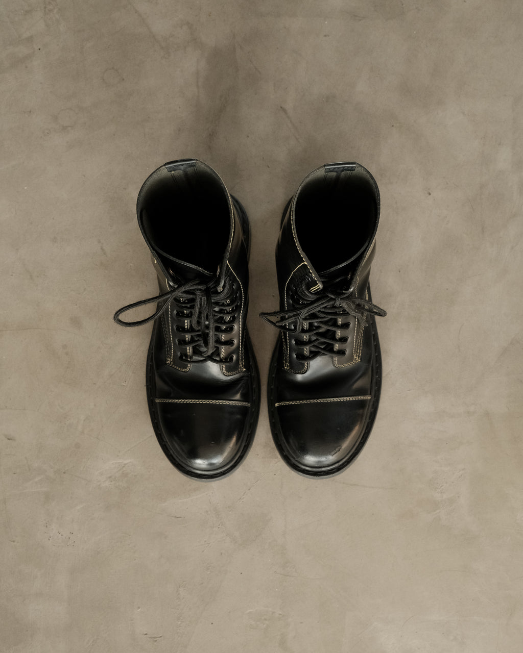 BALENCIAGA Lace Up Boots