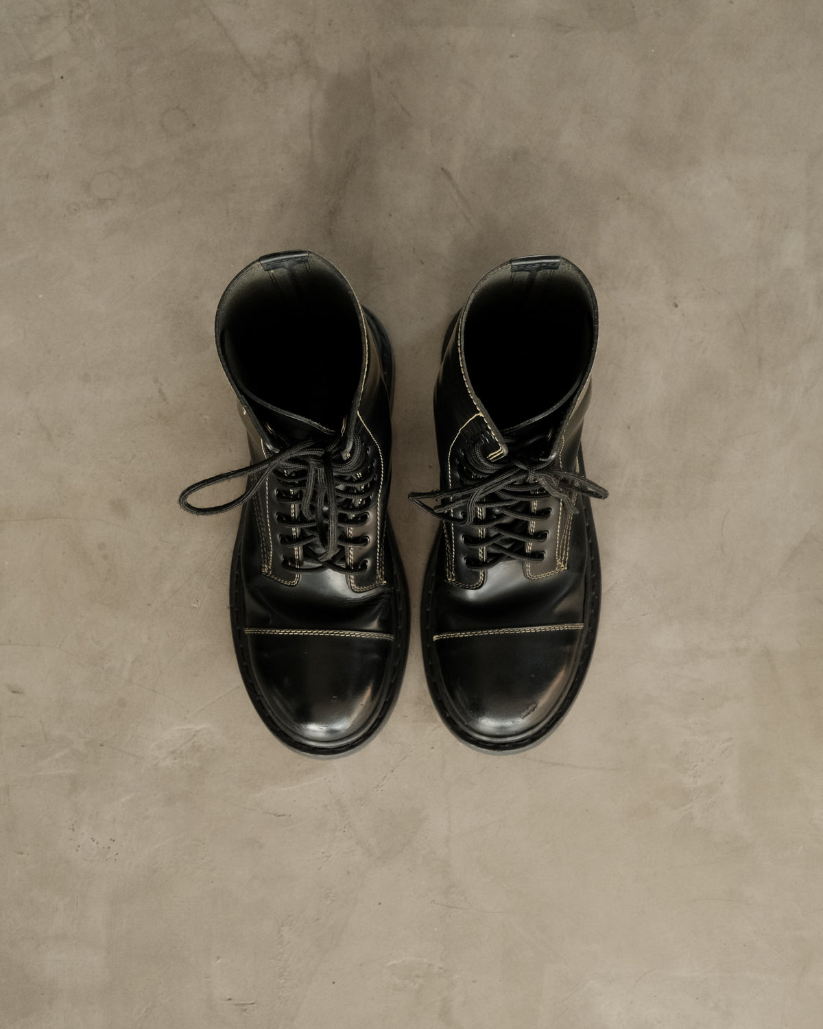 BALENCIAGA Lace Up Boots