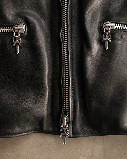 Chrome Hearts 1993 Biker Leather Jacket 1 of 1