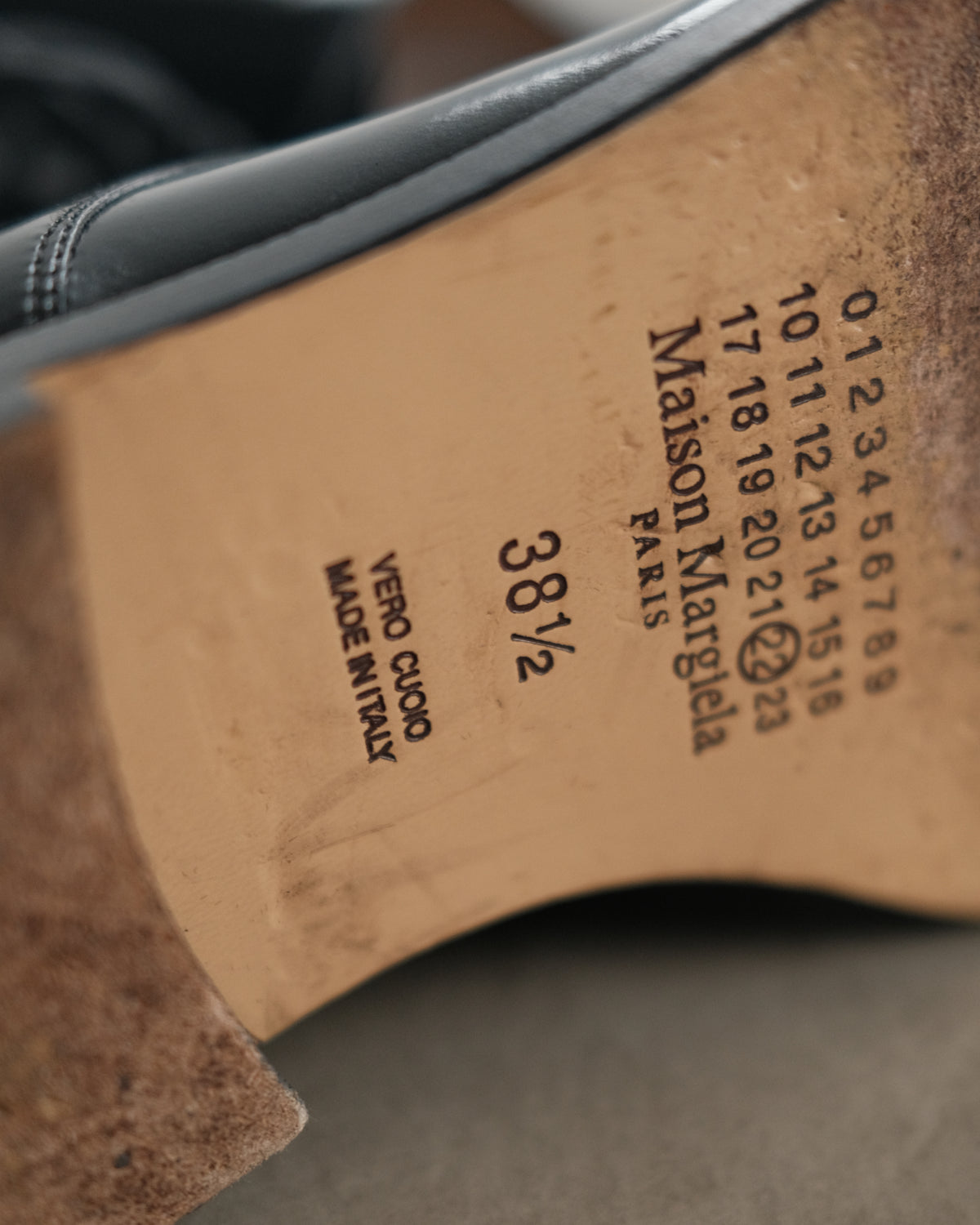 MAISON MARGIELA Leather Tabi Derby