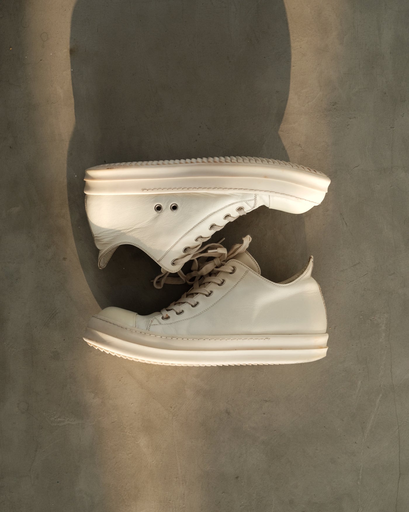 RICK OWENS 2016 Mainline Ramones Low Sneakers – Around The Shoes