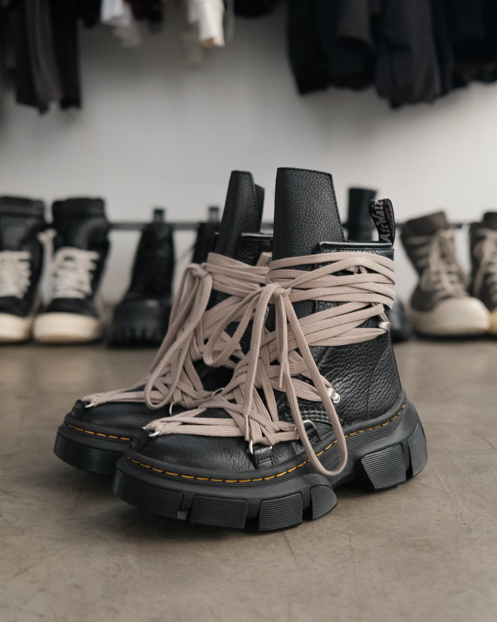 DR.MARTENS X RICK OWENS 1460 DMXL Mega Boots