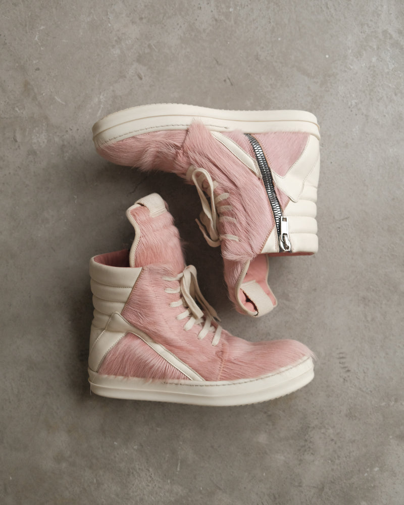 SS23 Rick Owens Pony Hair Geobasket