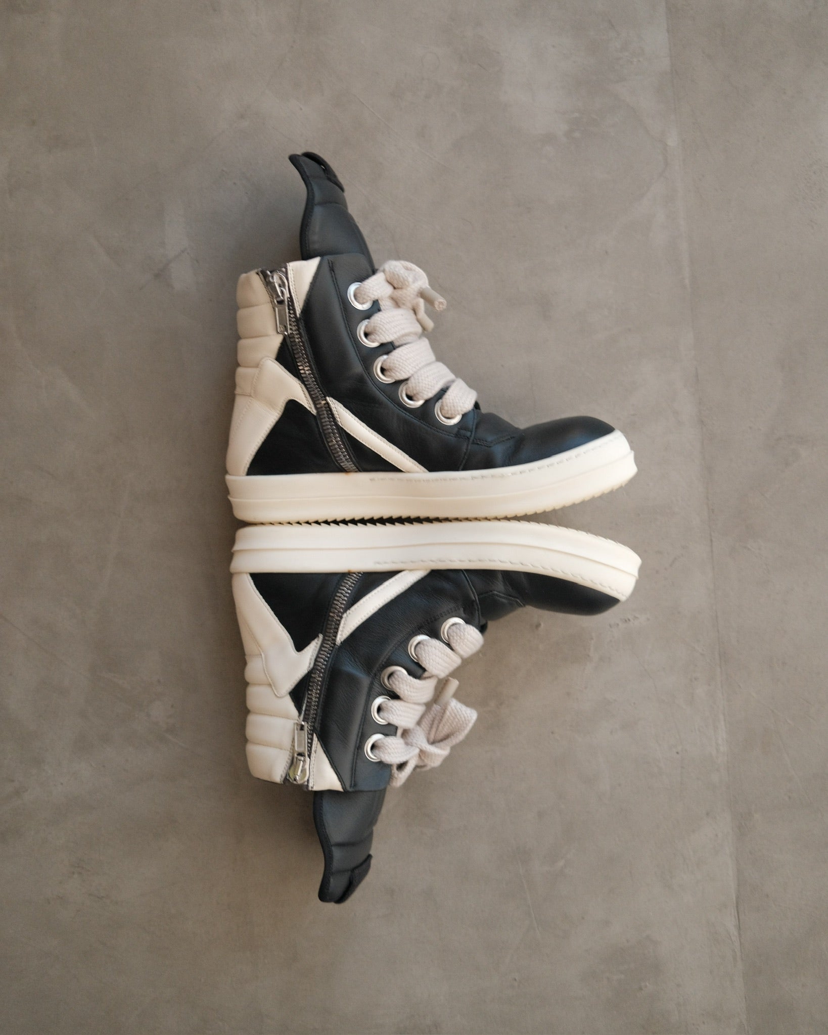 RICKOWENS Geobasket Jumbo Lace Sneaker – Around The Shoes