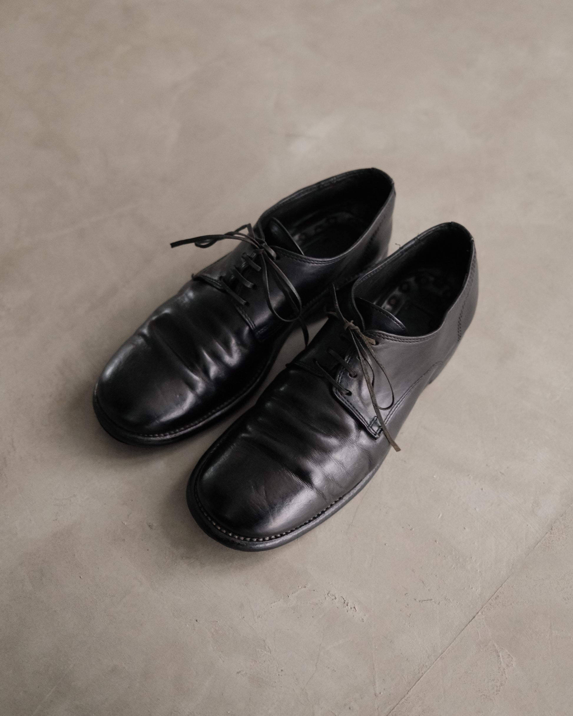 GUIDI 992 Leather Derby Shoes