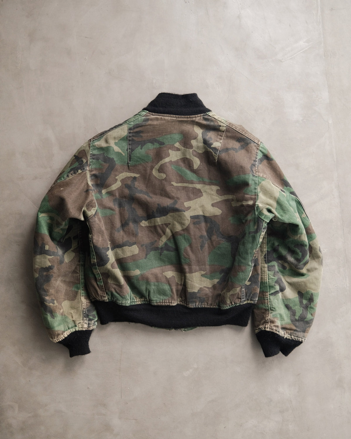 VINTAGE 80s Alpha Ma-1 Bomber Jacket