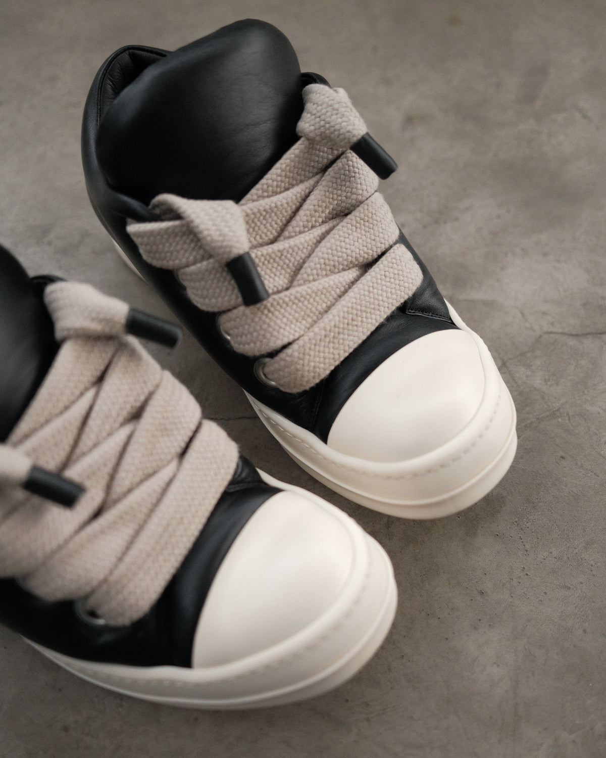 Rick Owens Jumble Lace Padded Sneakers