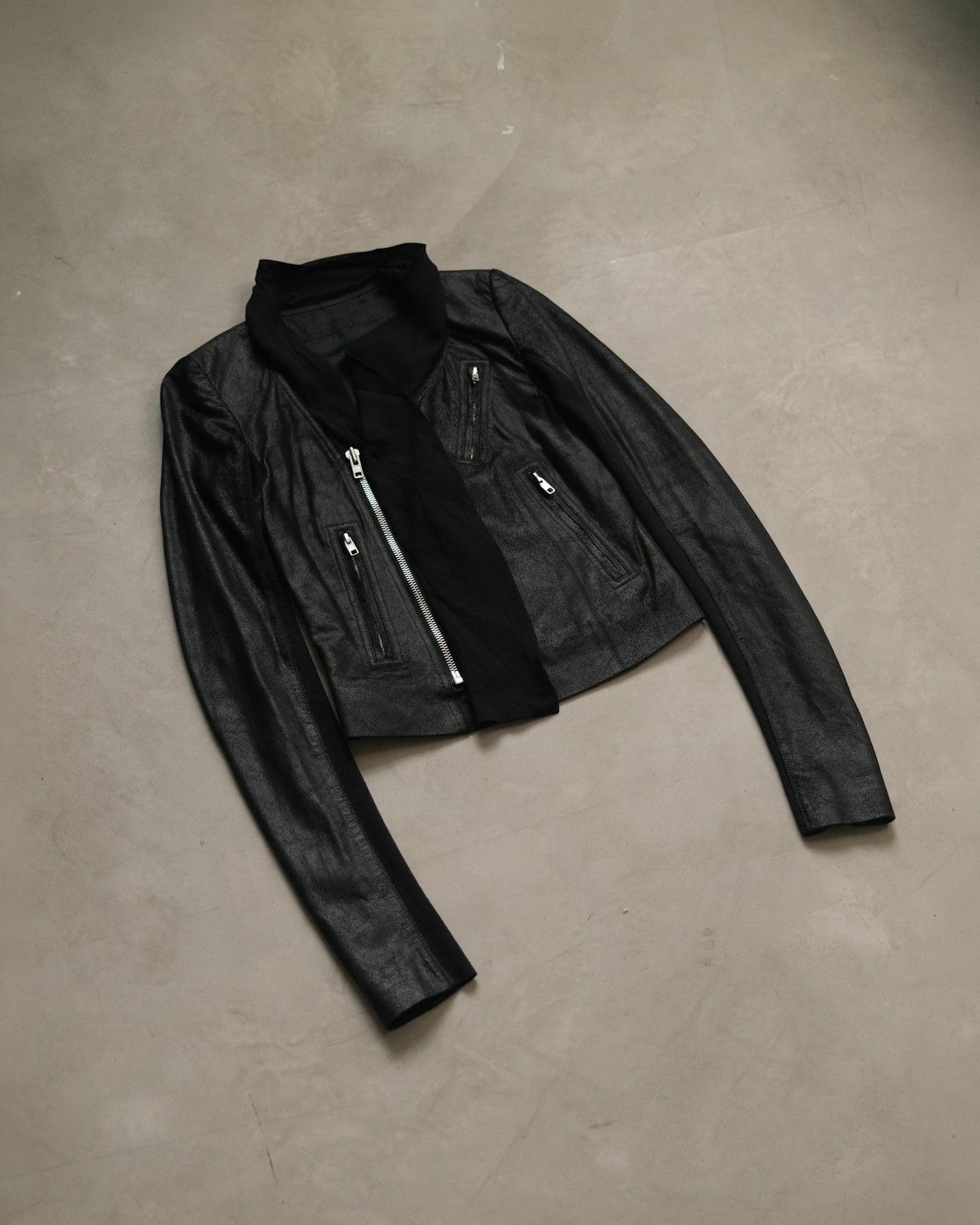 FW15 RICK OWENS
Scarf Biker Jacket