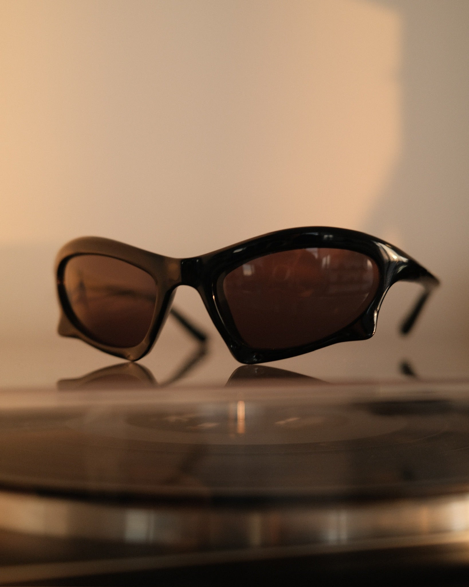 BALENCIAGA Eyewear Bat Frame Sunglasses