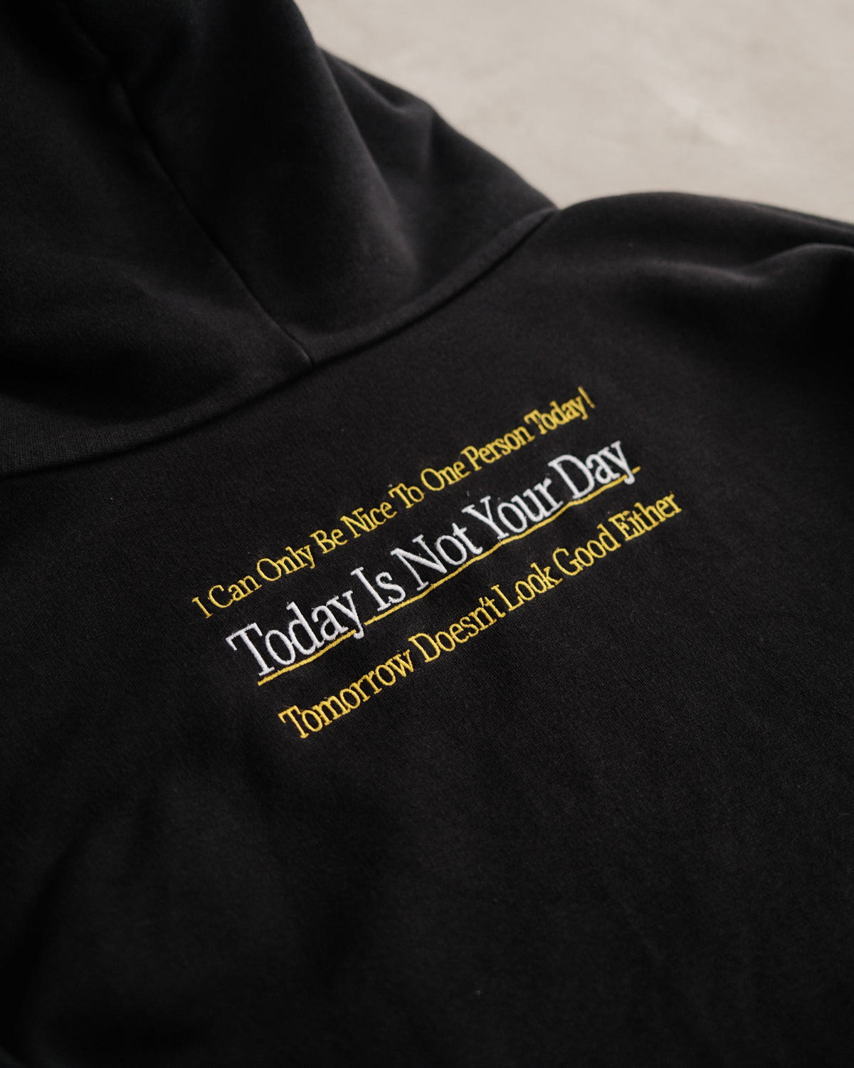 AW18 VETEMENTS “Hi I Don’t Care Thanks” Hoodie Japan Exclusive