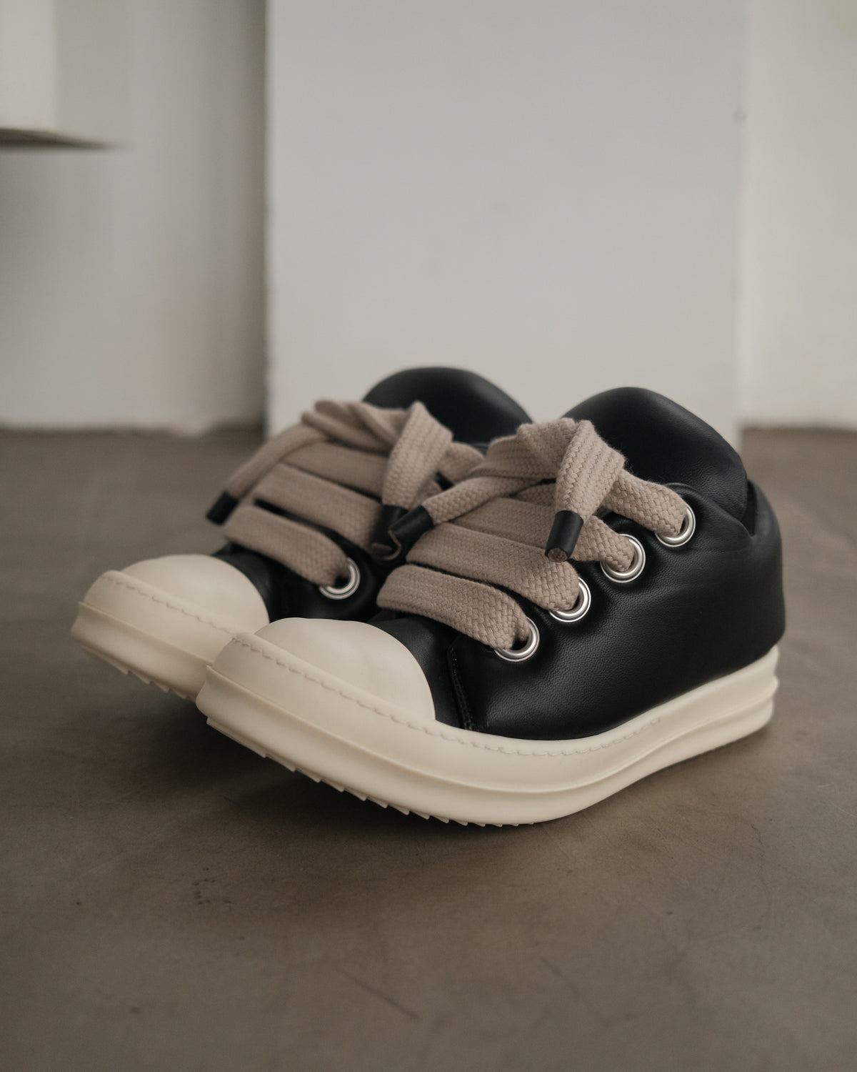 RICK OWENS Jumbo Lace Padded Sneaker