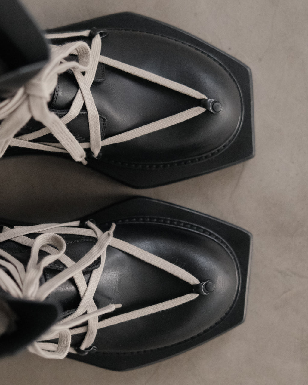 Rick Owens Pentalaced Turbo Cyclops Boots