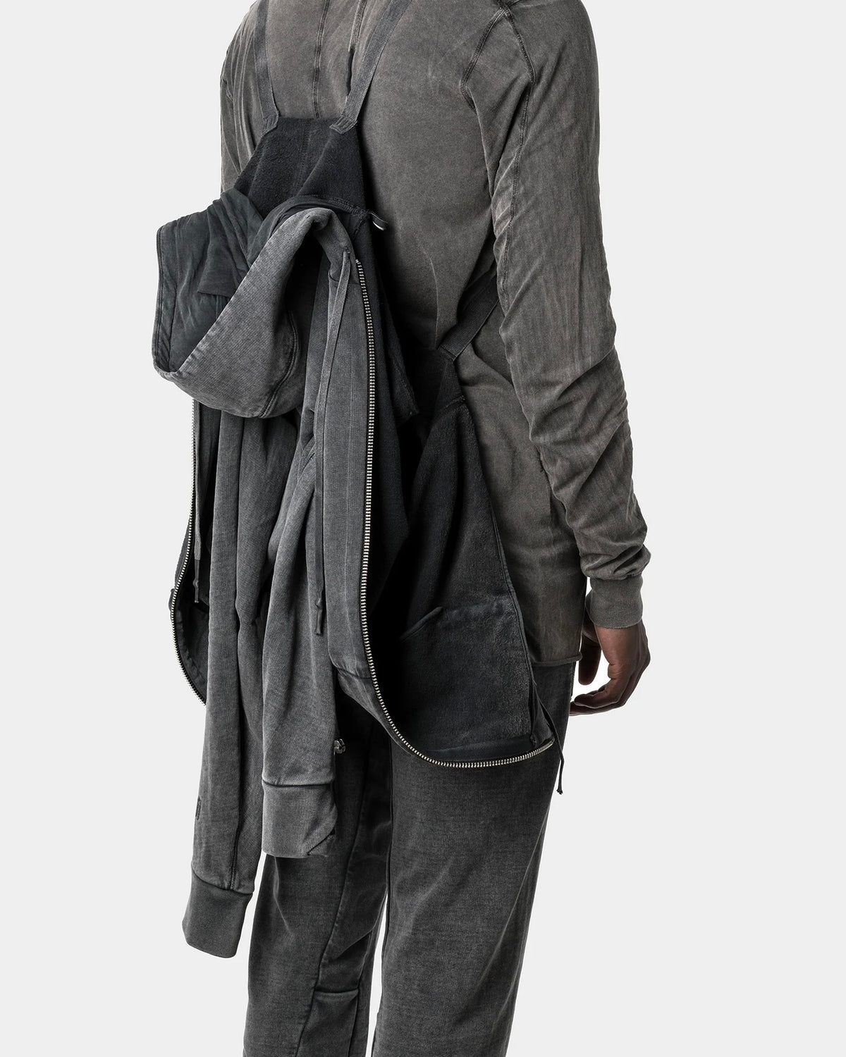 11 By Boris Bidjan Saberi
faded long-sleeved cotton hoodie