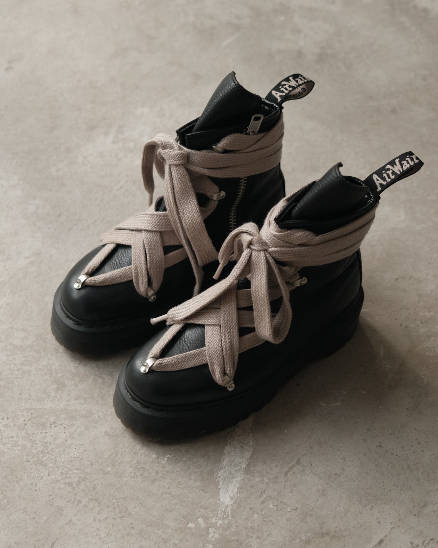 Rick Owens X Dr Martens Jumbo Lace