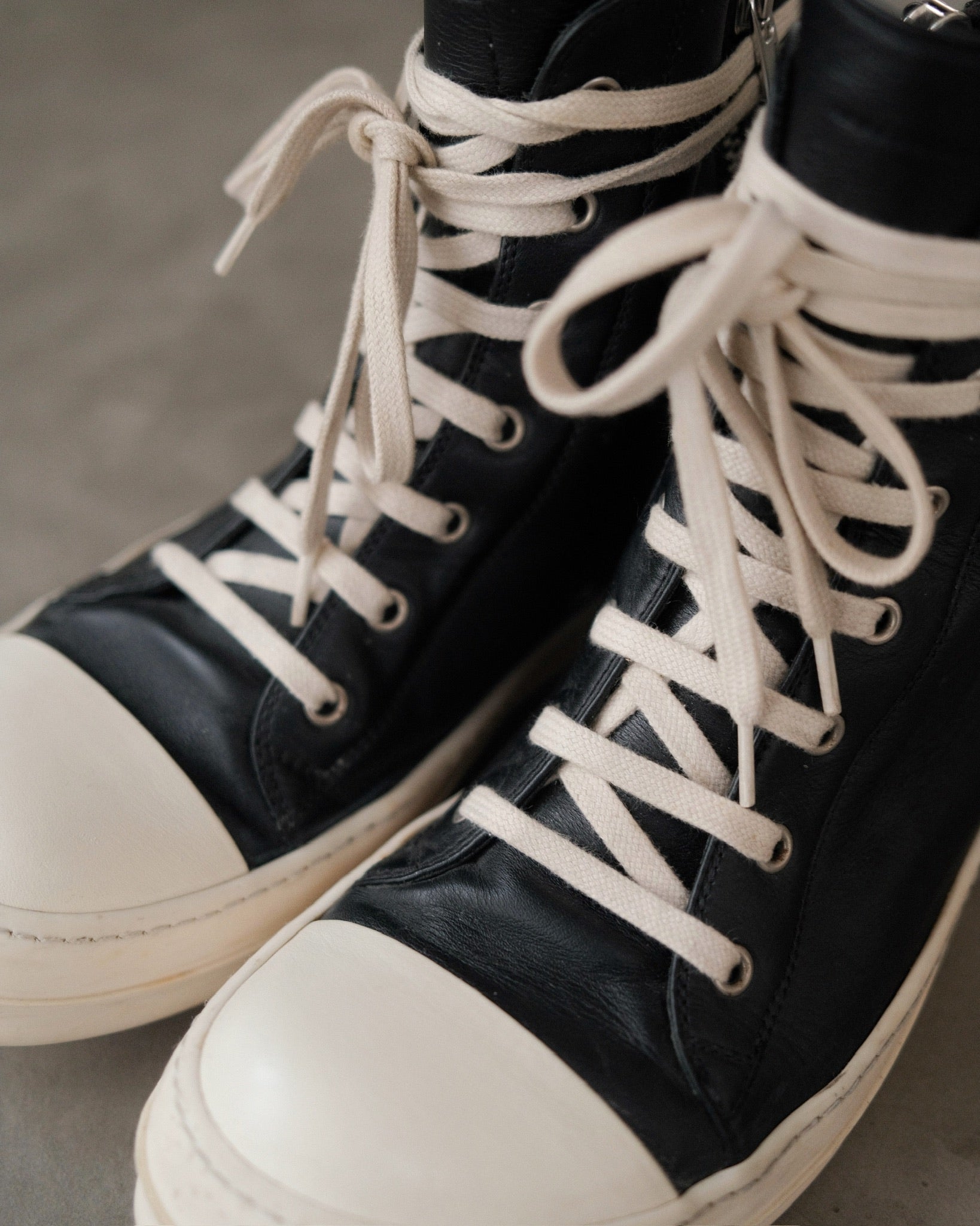 RICK OWENS SS17 Mainline High-Top Ramones