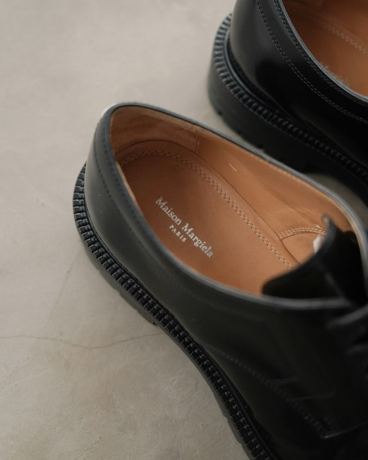 MAISON MARGIELA Leather Tabi Derby