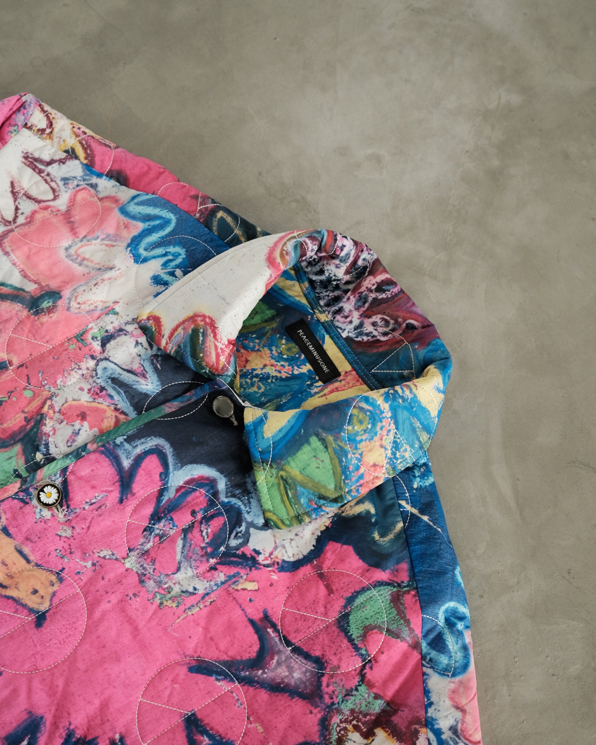 PEACEMINUSONE Multi PMO Quilted Jacket
Blouson