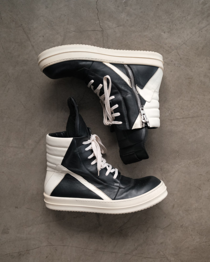 Rick Owens FW15 Geobasket Sneakers.